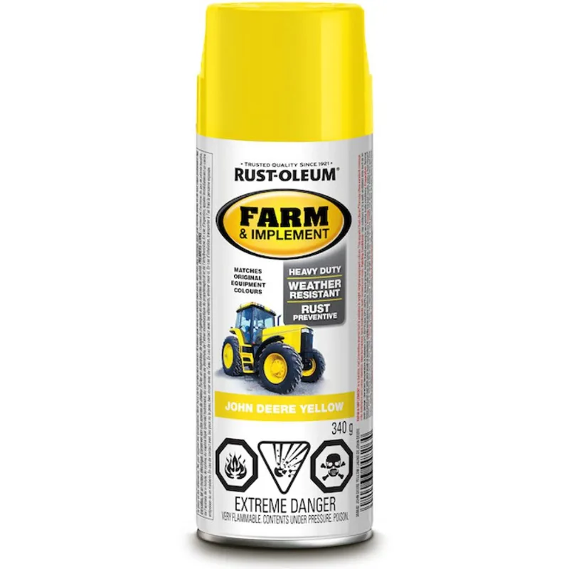 Rust-Oleum Gloss John Deere Yellow Spray Paint (340 G)
