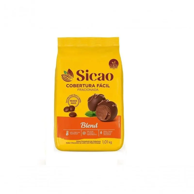 Cobertura Facil Blend Gotas 1kg Sicao