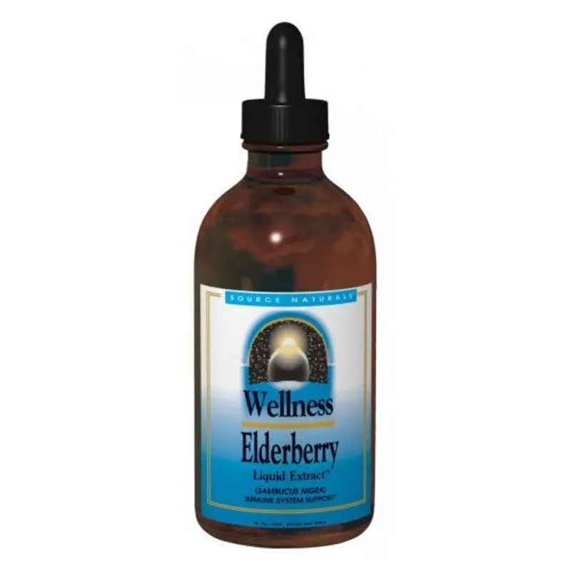 Extrato Líquido De Sabugueiro Wellness 4 Oz By Source Naturals