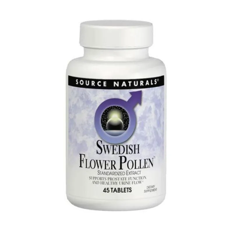 Pólen Sueco De Flores 45 Tabs Por Source Naturals