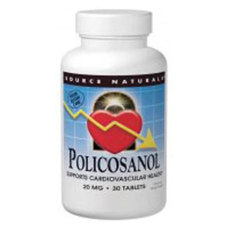 Policosanol 20 Mg 30 Comprimidos Por Source Naturals