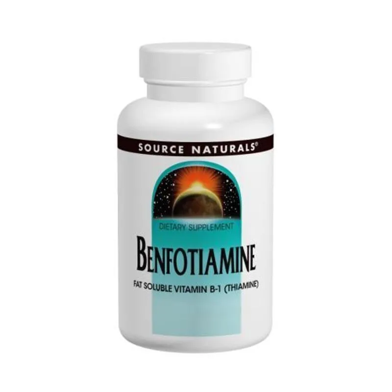 Benfotiamina 150 Mg 30 Comprimidos Por Source Naturals