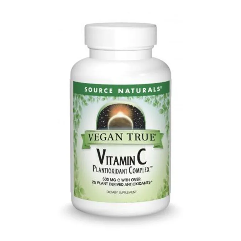 Complexo Vegano Verdadeiro De Vitamina C Plantioxidante 60 Comprimidos Por