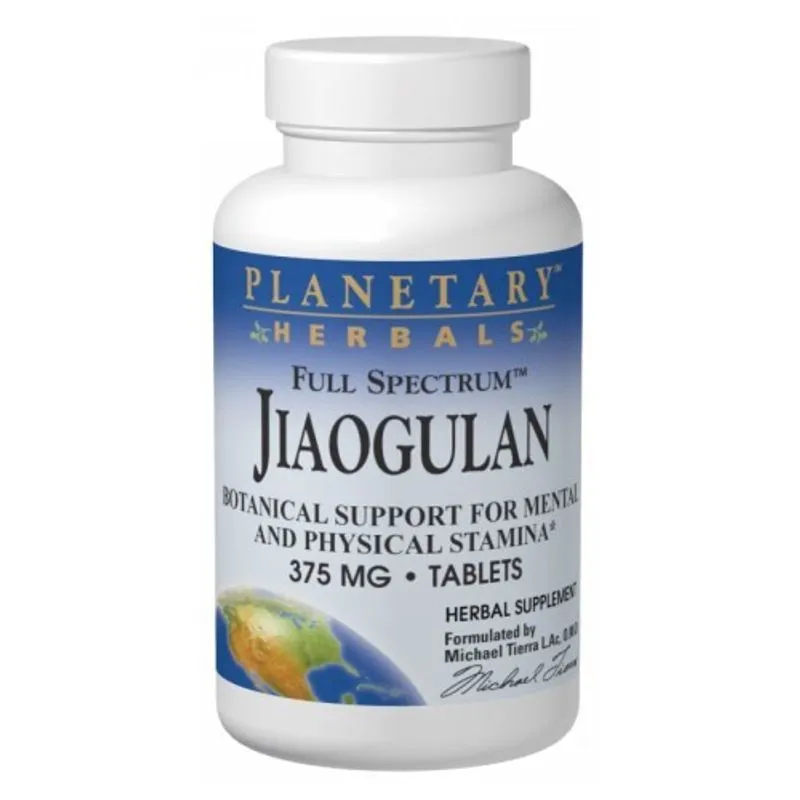 Full Spectrum Jiaogulan 60 Tabs Por Planetary Herbals