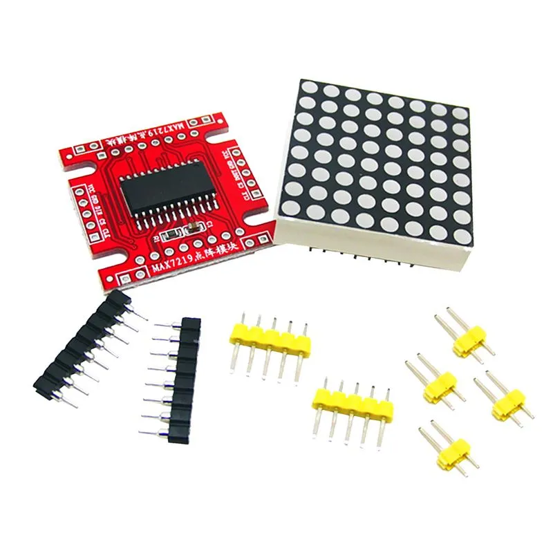 Peças De Matriz De Pontos 8x8 Display Led Módulo De Display De Matriz De Pontos