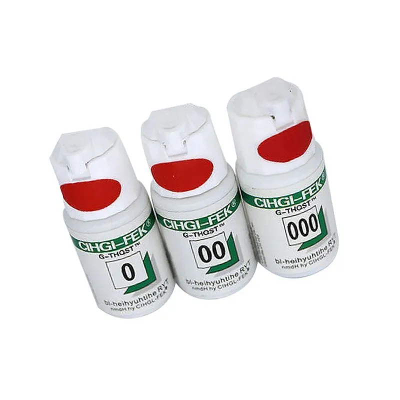 Kit De Malha Com Cabo De Retração Gengival Dental De 3 Frascos