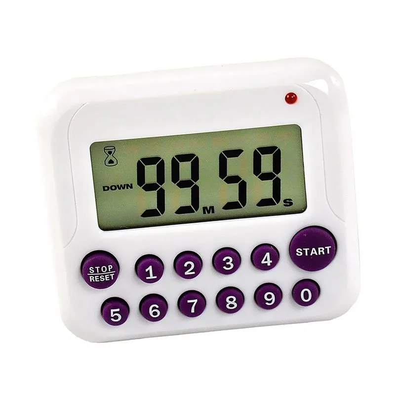 Lembrete De Cozimento De Contagem Regressiva De Cozinha Com Temporizador Lcd Digital