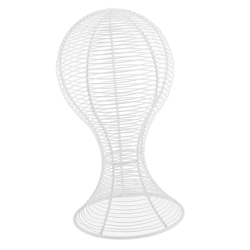 Tampa De Chapéu De Metal Estável Suporte De Peruca De Cabelo Display De Armazenamento