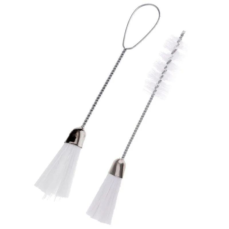 2 Pçs/conjunto Máquina De Costura De Extremidade Dupla Escova De Limpeza Escova De Fiapos
