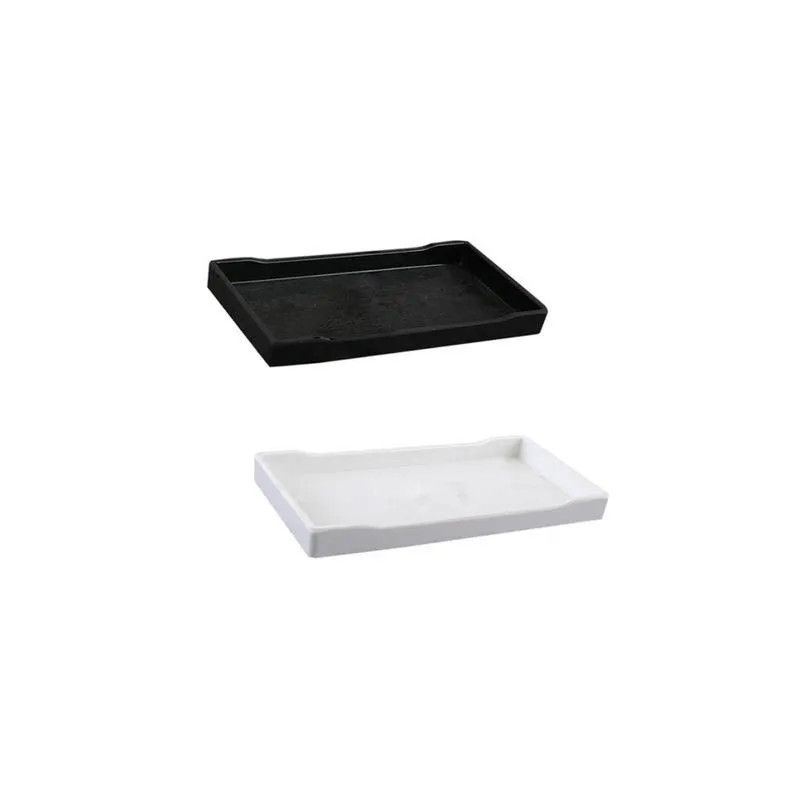 Conjunto De Bolo De Vidro Para Bandeja De Servir Hotel De Melamina Branco