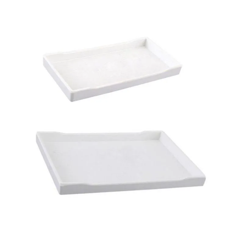 Conjunto De Bolo De Vidro Para Bandeja De Servir 2 X Melamine Hotel