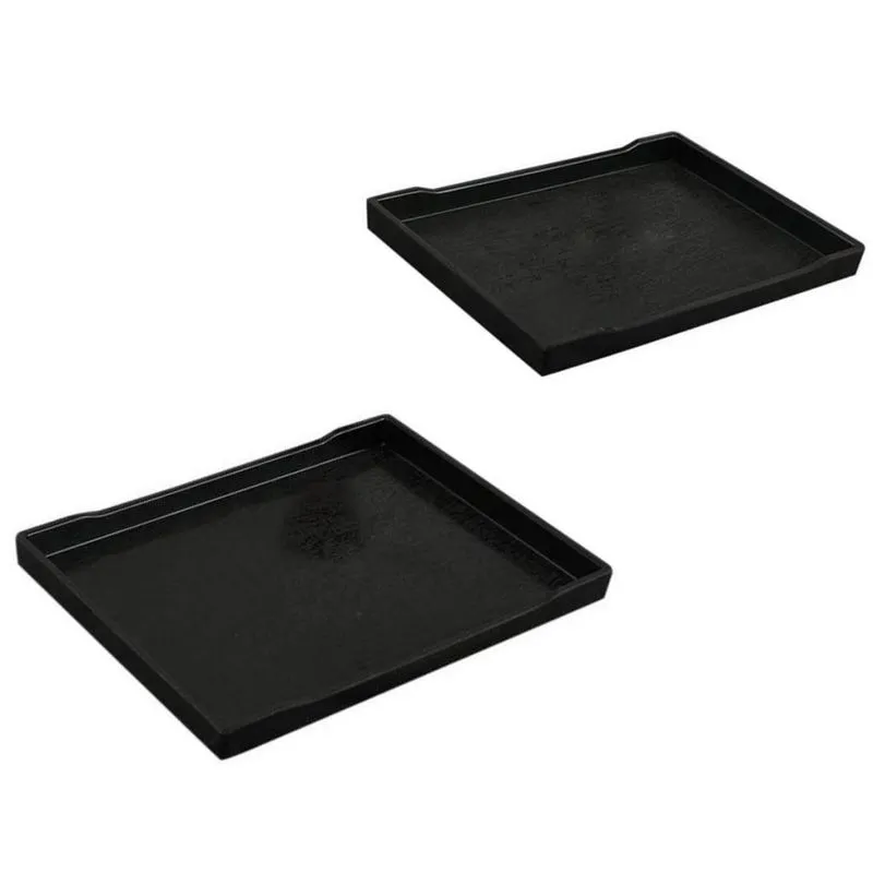 Conjunto De Bolo De Vidro Para Bandeja De Servir 2 X Melamine Hotel