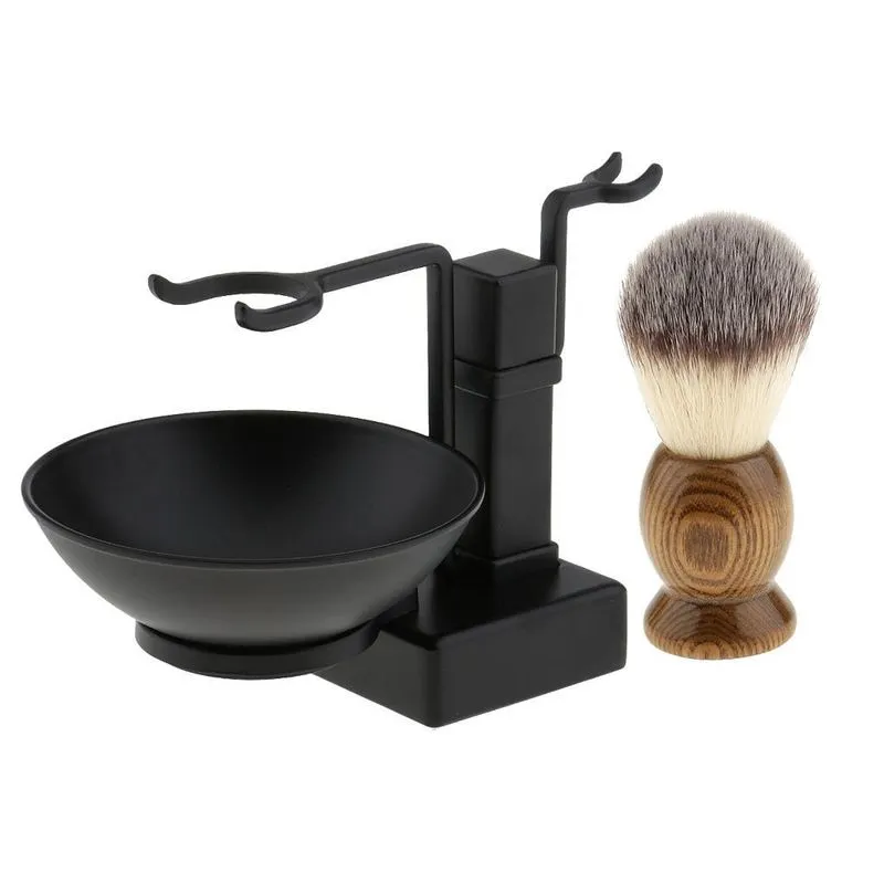 Suporte Para Pincéis De Barba De Barba De Liga Masculina