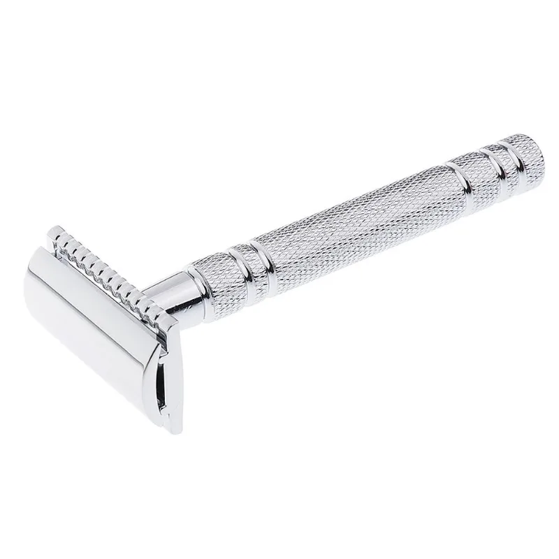 Double Edge Safety Razor Alloy Classic Manual Shaving Homem