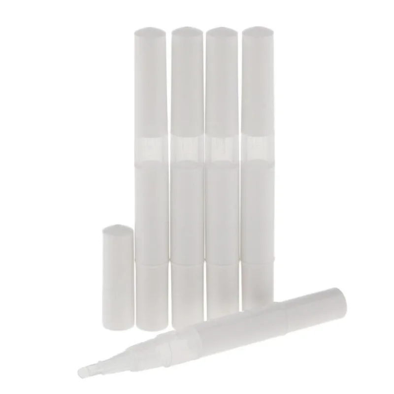 5x 3ml Caneta De Óleo De Unha Vazia Tubos Brilhantes Para Os Lábios Travel Cosmetic
