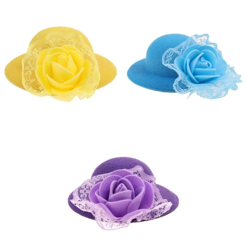 3 Peças Chapéus-coco Redondos Vintage Para Roupas De Boneca De 28 A 30 Cm