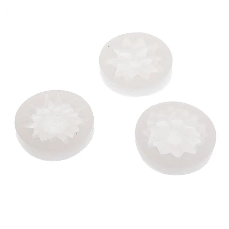 3 Peças De Molde De Silício Espelho Molde De Flor Ab Cola Diy