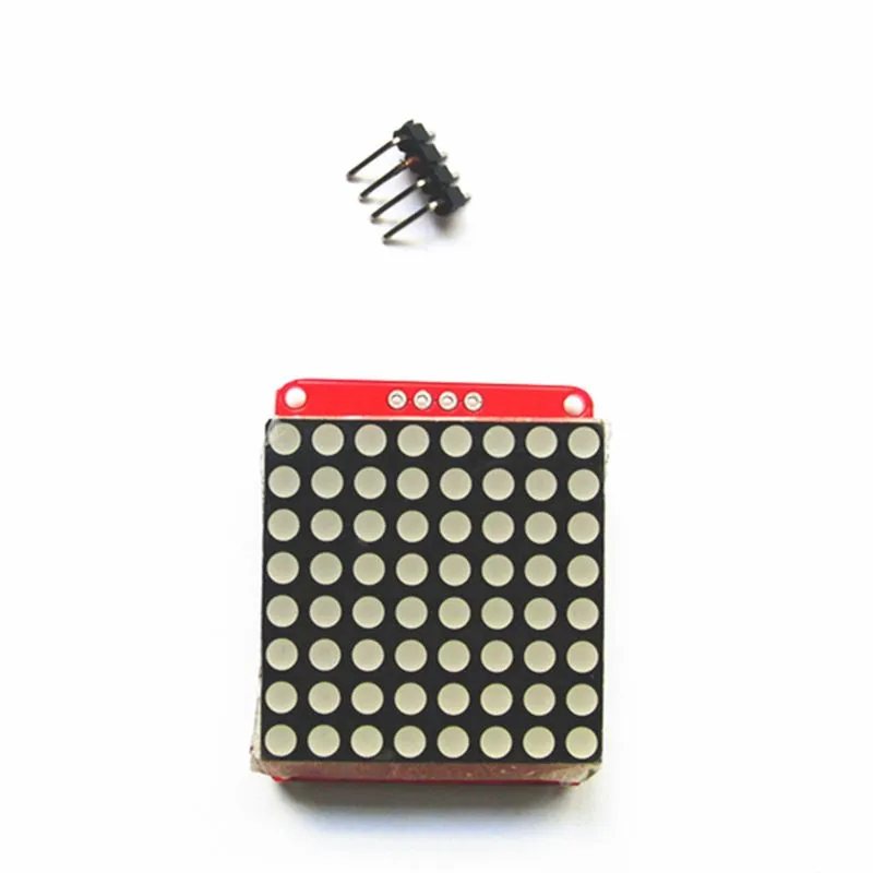 Display Led Módulo De Matriz De Pontos Módulo De Controle Do Microprocessador