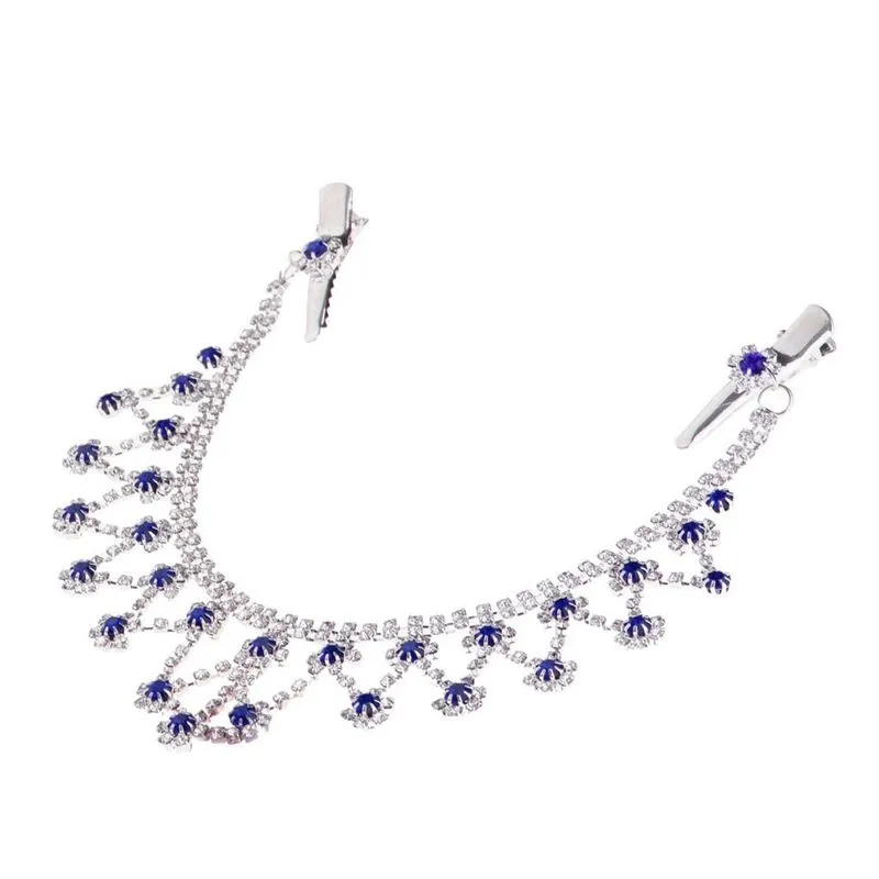 Bridal Wedding Forhead Bead Tassel Headwear Com Clip Hair