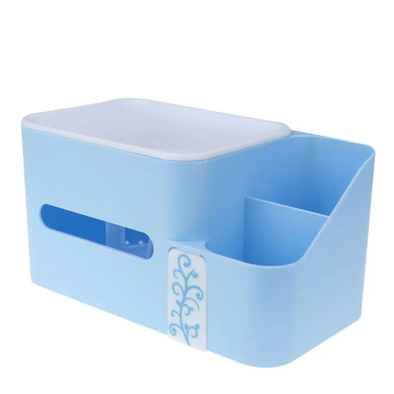 Porta Guardanapo Controle Remoto Caixa De Armazenamento Plástico Home Office