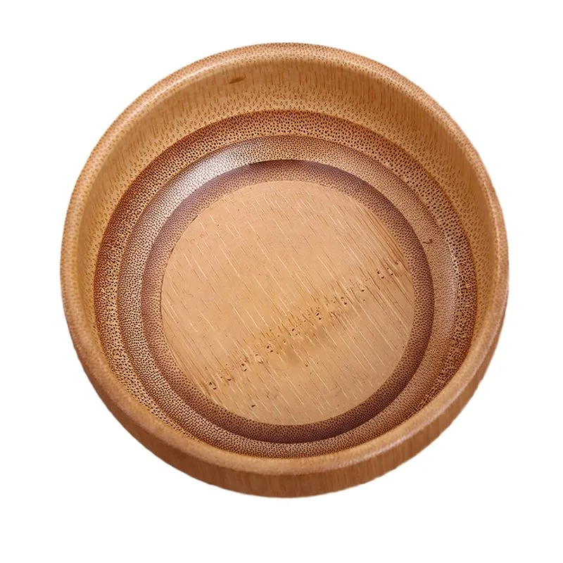 Tigelas De Bambu Para Crianças Talheres Pratos Salada Ramen Arroz Para