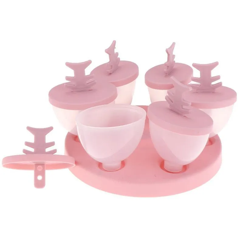 Molde De Sorvete Molde De Gelo Pop Cubo De Iogurte Picolé Lolly Diy