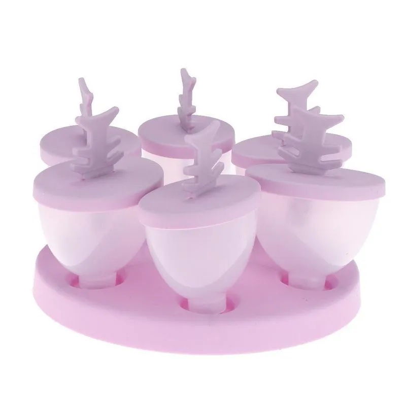 Molde De Sorvete Molde De Gelo Pop Cubo De Iogurte Picolé Lolly Diy
