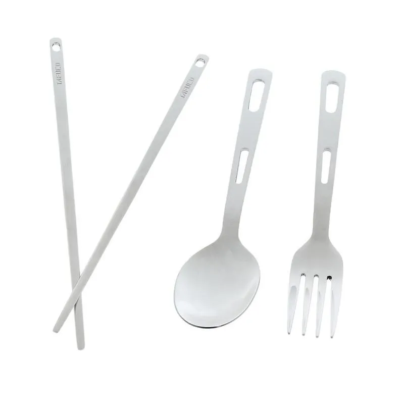 Talheres De Mesa Com Garfo De Colher De Aço Inoxidável 3 Peças