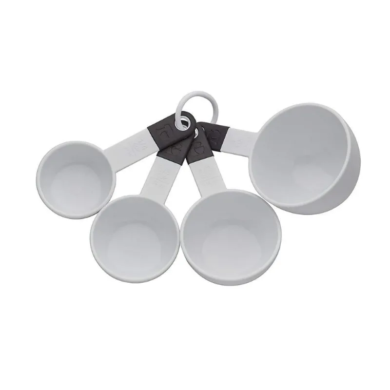 Conjunto 4 Xícaras Medidoras Cozinha Branco Kitchenaid