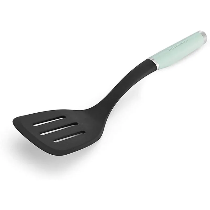 Espátula Perfurada de Nylon 35cm New Generation Pistache KitchenAid