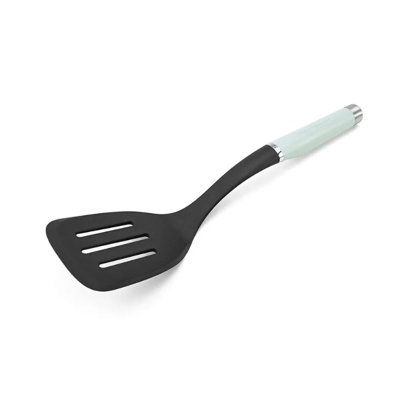Espátula Perfurada de Nylon 35cm Pistache KitchenAid