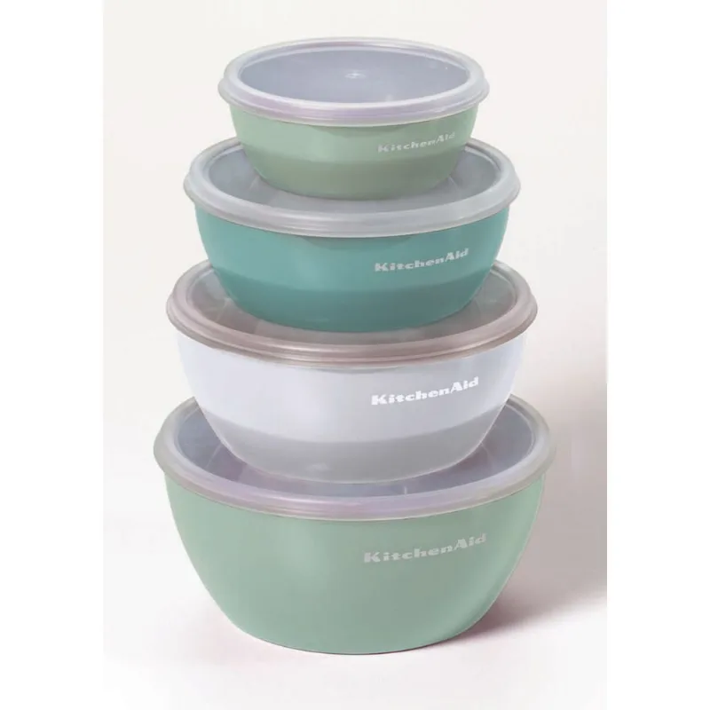 Conjunto de 4 Tigelas De Preparação 3 Cores KitchenAid
