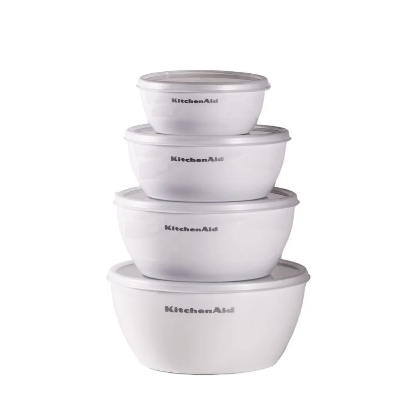 Conjunto de 4 Tigelas De Preparação Branco KitchenAid