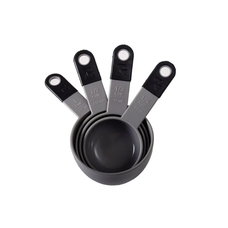 Conjunto 4 Xícaras Medidoras Cinza KitchenAid