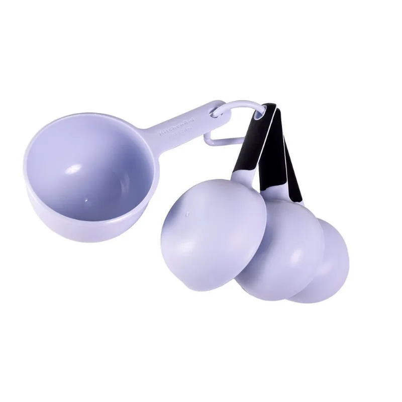 Conjunto 4 Xícaras Medidoras Cozinha Confeitaria KitchenAid Cor:Lavanda