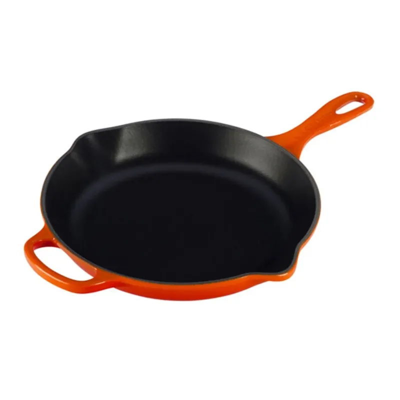 Panela Le Creuset Skillet Redonda C/ Alça Signature 26 CM Laranja - 01.06.0088090