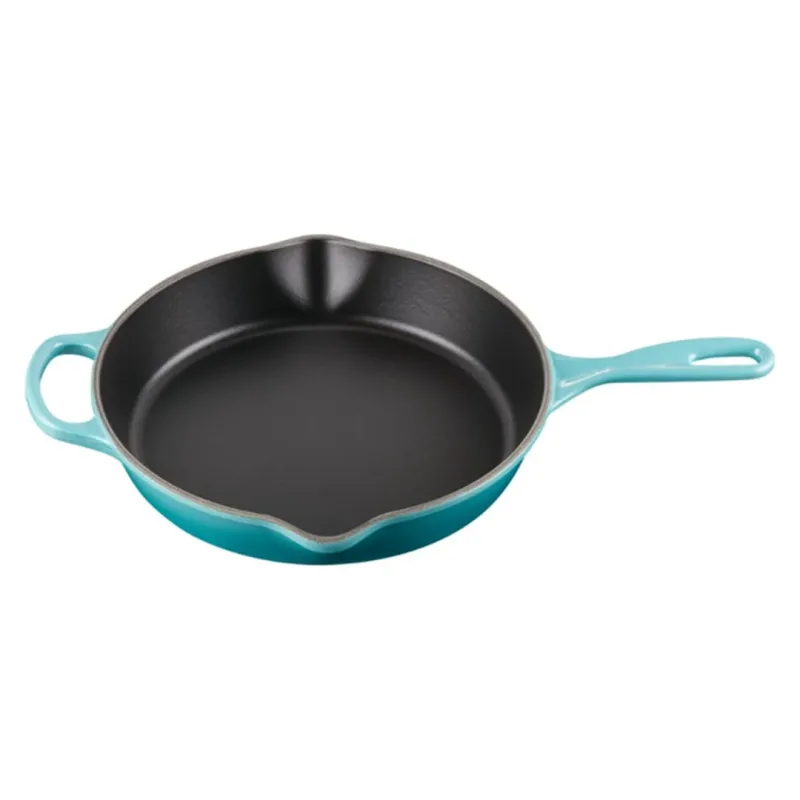 Panela Skillet Le Creuset Redonda Funda 26 CM Signature Azul Caribe - 01.06.0010170