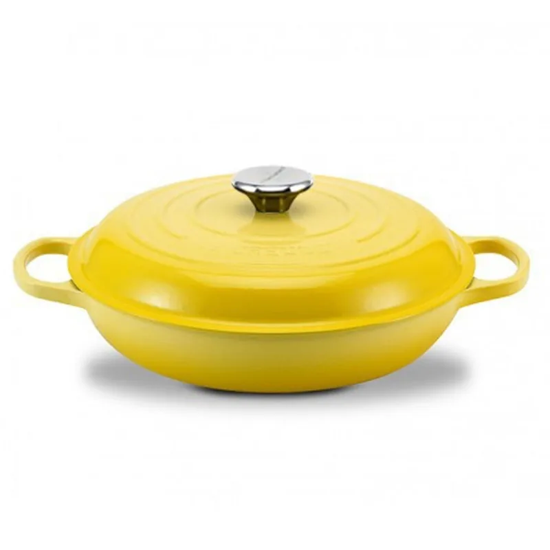 CAÇAROLA LE CREUSET BUFFET SIGNATURE 30CM Amarelo Soleil