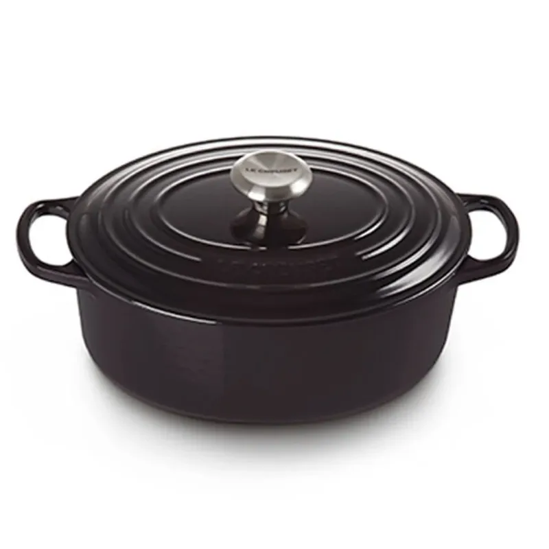 Panela Oval Le Creuset 31 CM Signature Black Onyx - 01.06.0300140