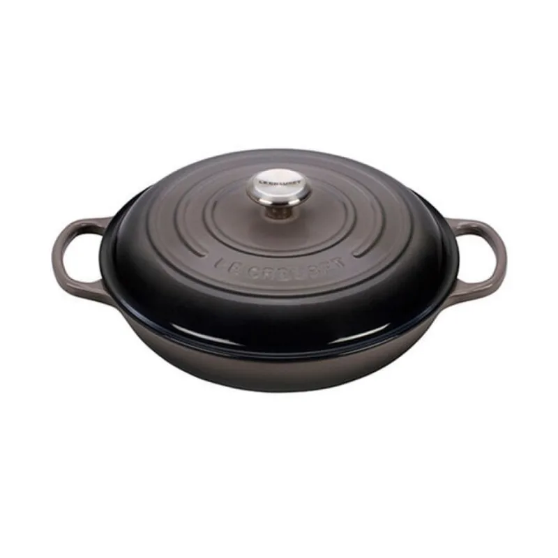 CAÇAROLA LE CREUSET BUFFET SIGNATURE 30CM Cinza Flint