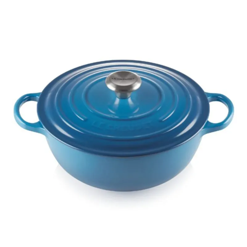 Panela Marmita Le Creuset 26 CM Signature Azul Marseille - 01.06.0178200