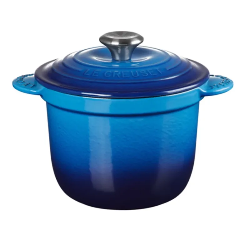Panela Le Creuset de Arroz C Tampa Interna TDL 18 CM Azure Blue - 01.07.0871220
