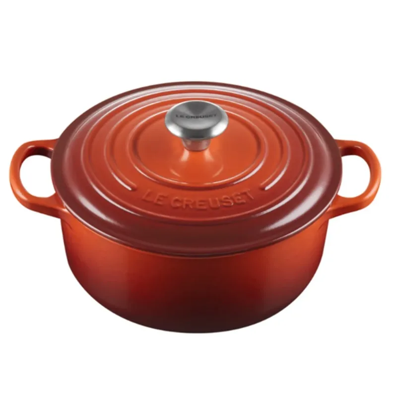 Panela Redonda Le Creuset 22 CM Signature Cayenne - 01.06.0499797