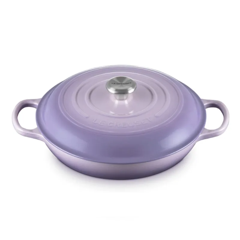 CACAROLA BUFFET LE CREUSET 30CM SIGNATURE EM FERRO FUNDIDO BLUE BELL PURPLE 21180305114430