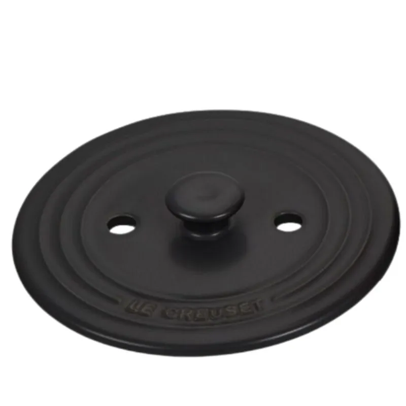 TAMPA INTERNA LE CREUSET DE 18,5CM PARA PANELAS DE ARROZ DE 20CM BLACK MATTE 02.19.1957001