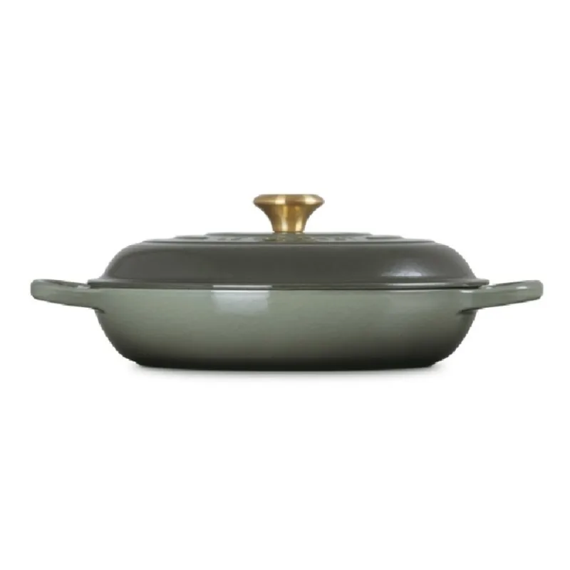 CAÇAROLA LE CREUSET BAIXA EM FERRO FUNDIDO 30CM THYME 21180301734441