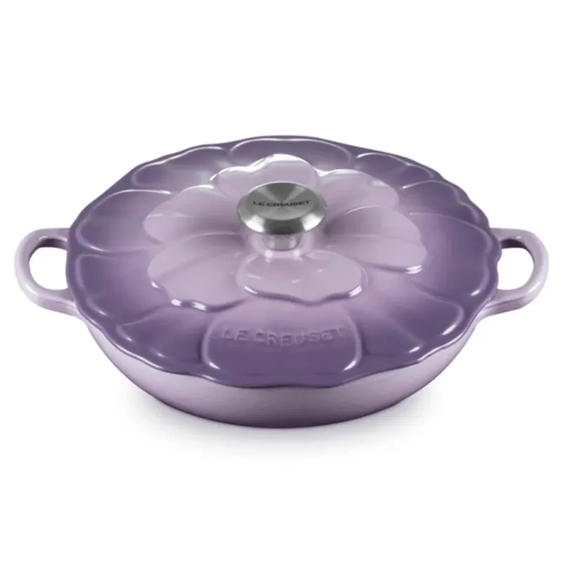 Caçarola Buffet Le Creuset Signature Petal 26cm Blue Bel Purple - 01.06.0793511