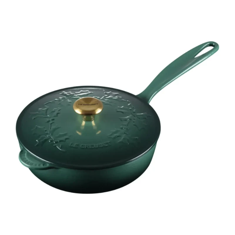 Panela Le Creuset Sautese Artichaut com Pegador Dourado 21cm 2L Holly Collection