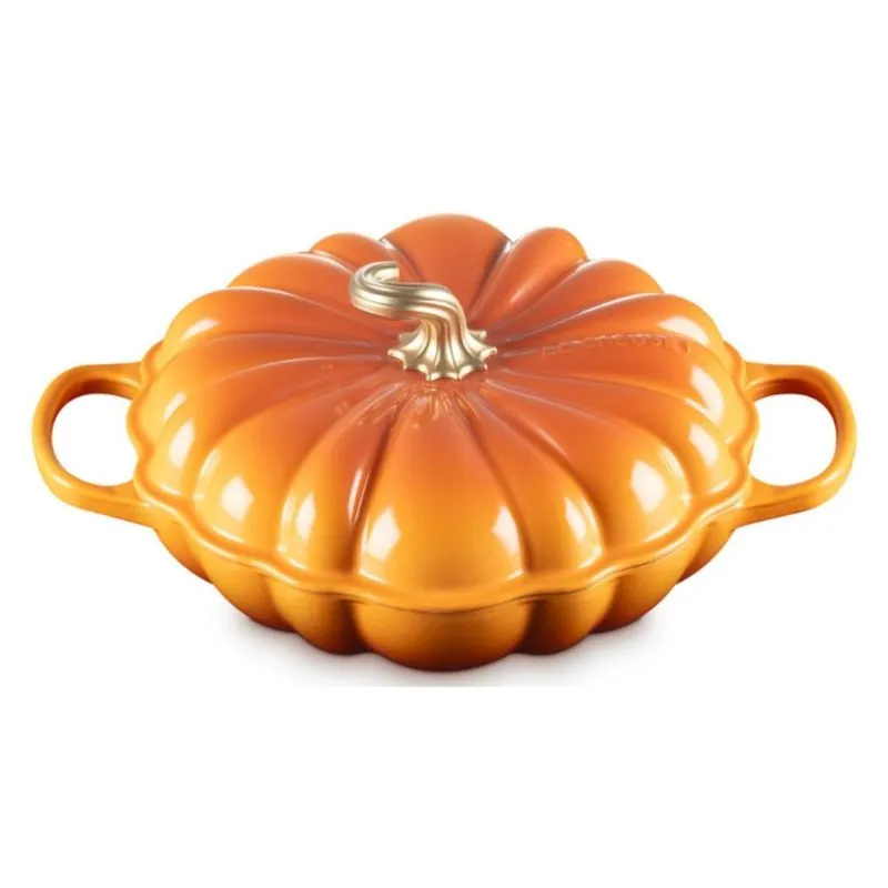 CAÇAROLA LE CREUSET BUFFET ABÓBORA 28CM EM FERRO FUNDIDO MARRONIER 21338283502441