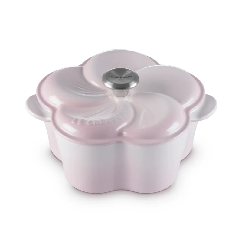 Panela Floral Tradition Shell Pink 2L 20cm Le Creuset